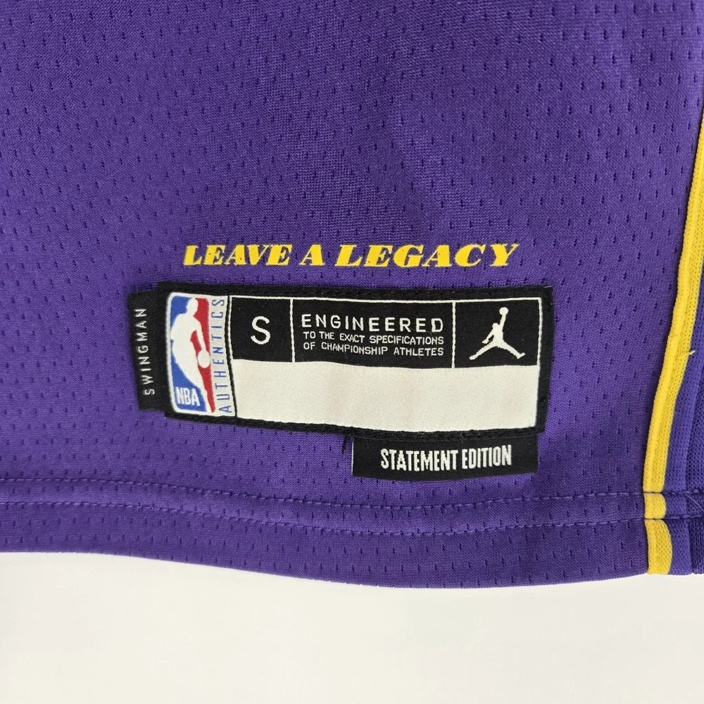 Nike Jordan Los Angeles Lakers Anthony Davis #3 Swingman Jersey Youth Small S